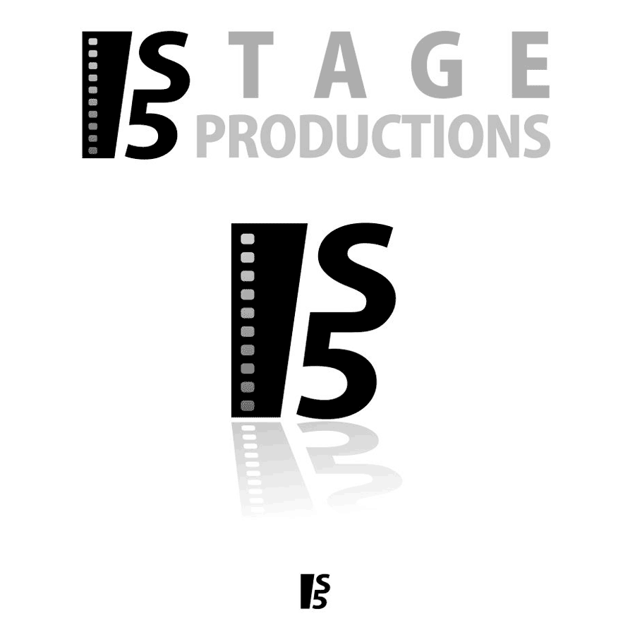 Stage 5 production logo dla studia produkcji filmowych
